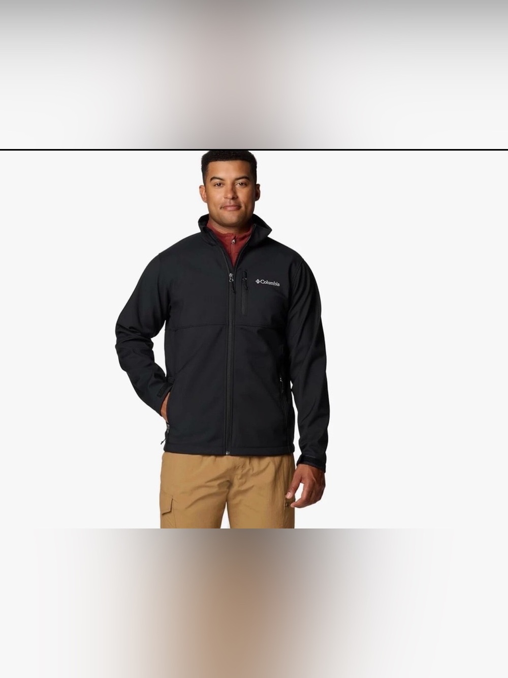 Columbia Men's Ascender Soft shell jacket large NWT